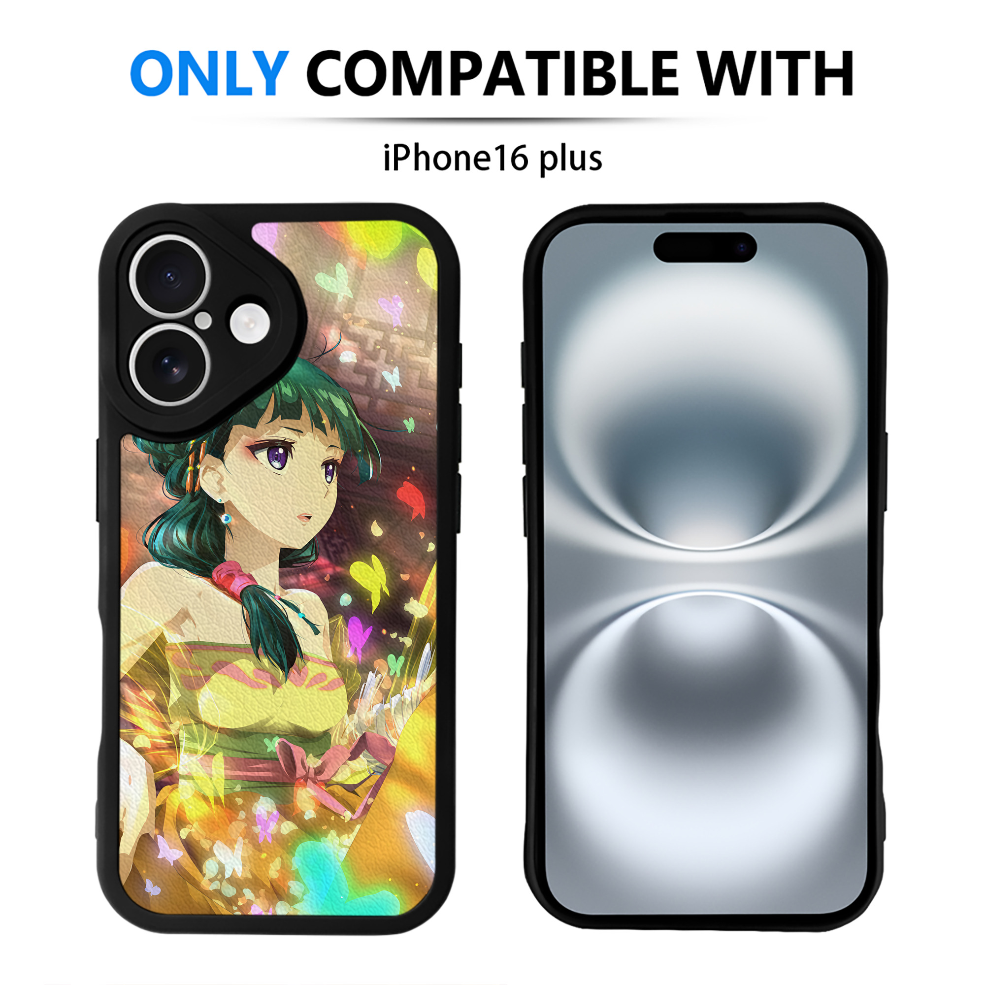（画像用） 薬屋のひとりごと The Apothecary Diaries 【iPhone 16シリーズ対応】シリコンスマホケース（レザー調） 材質：シリコン